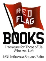 red flag bookstore ad